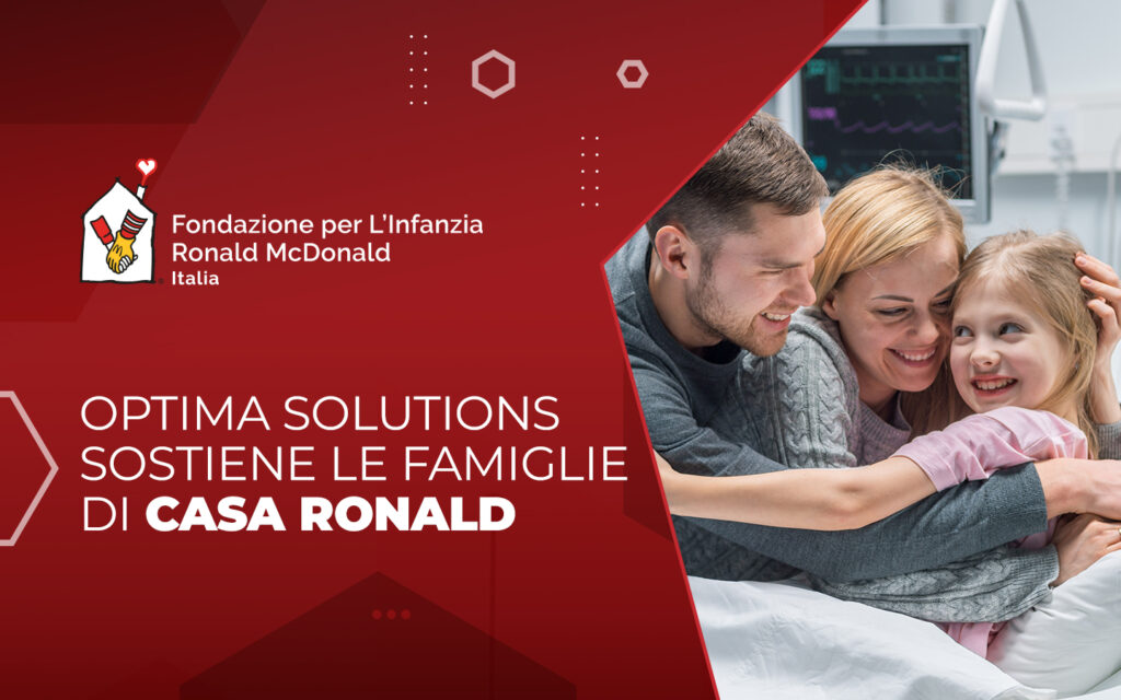 Sosteniamo Casa Ronald - Optima Solutions