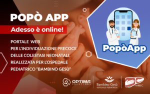 PopòApp progetto per ospedale Bambino Gesù - portale web sviluppato da Optima Solutions